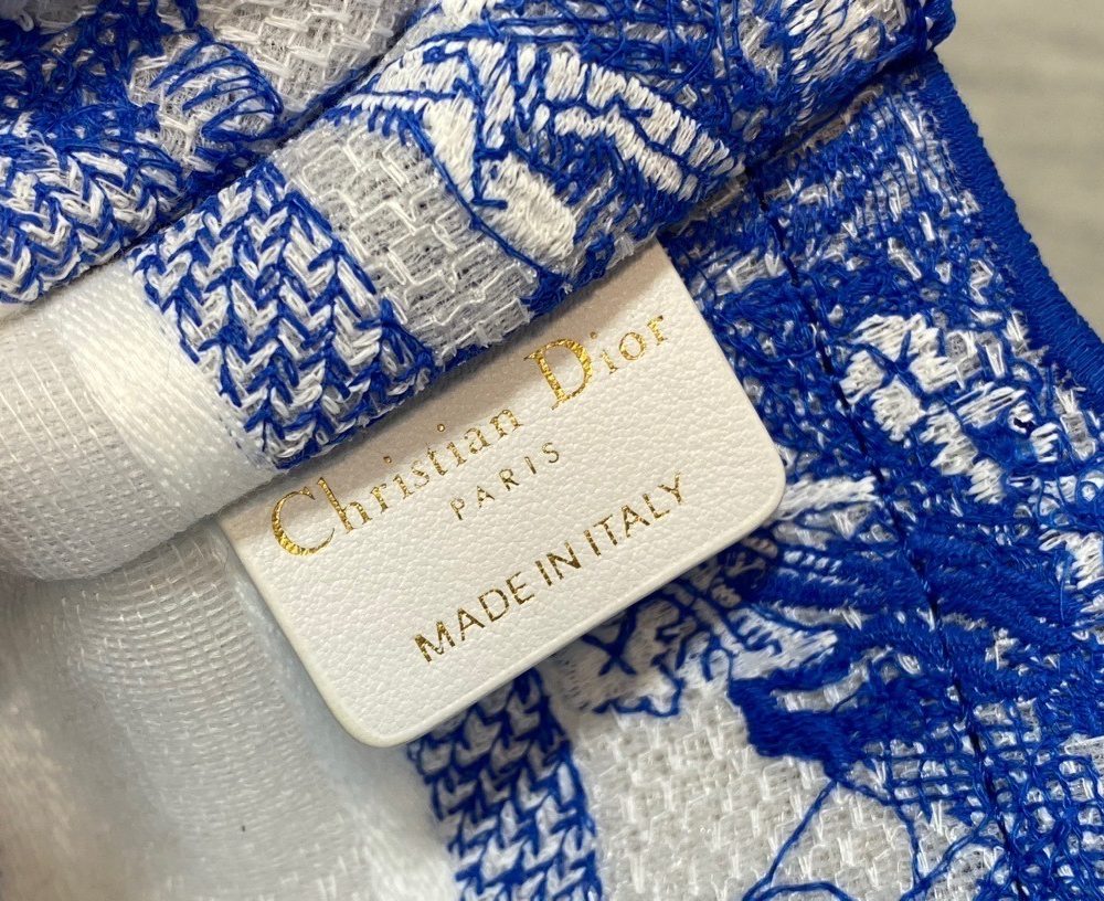 1:1 Replica Christian Dior Mini Dior Book Tote Blue, For Women Women’s Handbags 9in/23cm CD