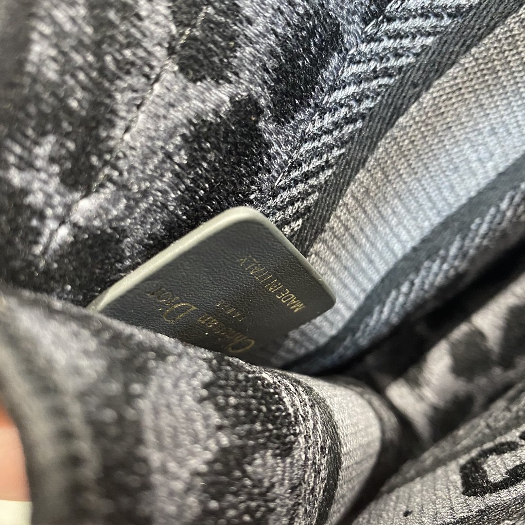 1:1 Replica Christian Dior Mini Dior Book Tote Mizza Embroidery, Blue/Black, For Women Women's Handbags, 9in/23cm CD S5475ZRHM_M962 - Image 4