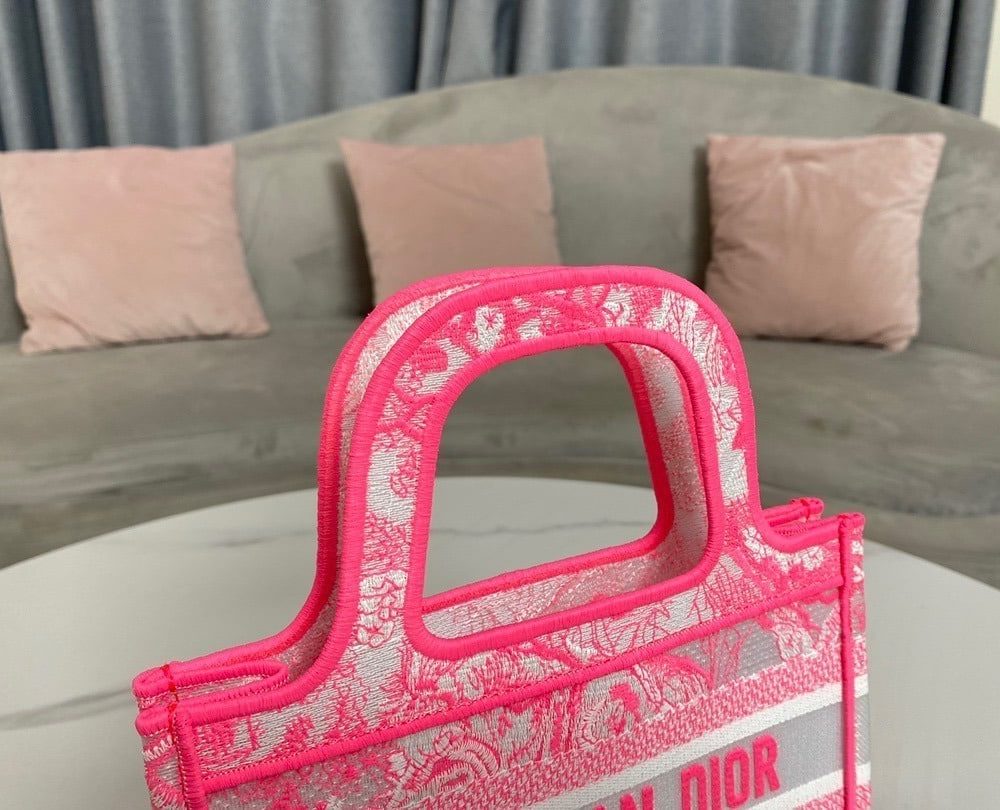 1:1 Replica Christian Dior Mini Dior Book Tote Pink, For Women, Women’s Handbags 9in/23cm CD S5475ZRVJ_M956