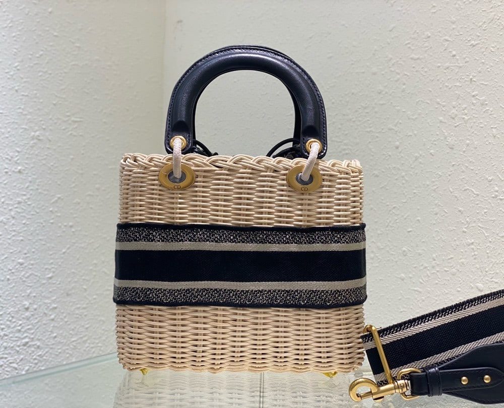 1:1 Replica Christian Dior Mini Lady Dior Bag Black, For Women, Women’s Handbags 17cm/6.5in CD M0505CMVO_M808