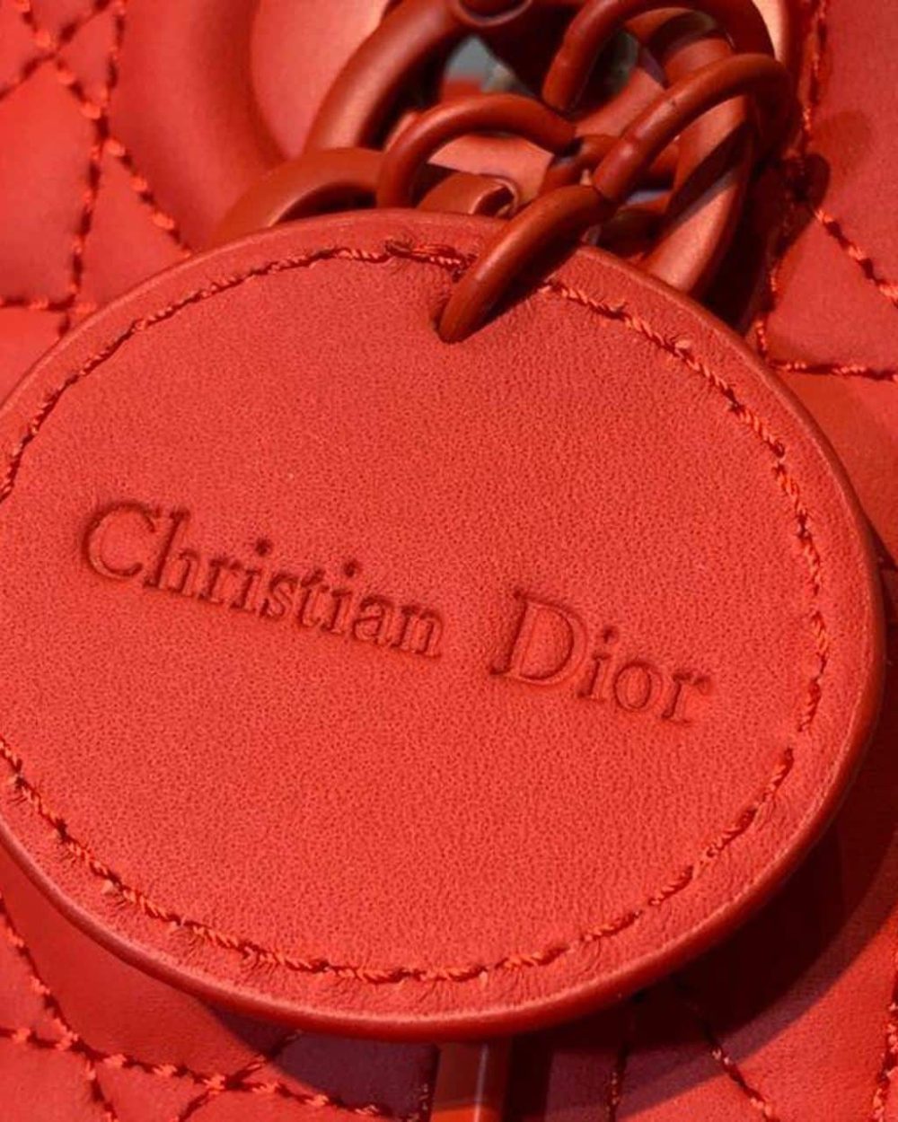 1:1 Replica Christian Dior Mini Lady Dior Bag with Chain Matte Hardware Spring/Summer Collection, Red , For Women Women’s Handbags, 18cm CD