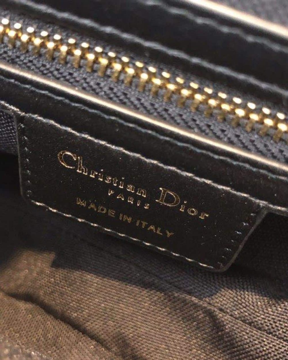 1:1 Replica Christian Dior Saddle Bag Black Oblique Embroidered Canvas Gold Toned Hardware For Women 25cm/10in CD