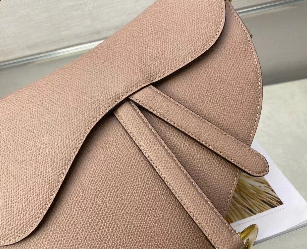 1:1 Replica Christian Dior Saddle Bag With Strap Gold Toned Hardware For Women 25.5cm/10in CD M0455CBAA_M50P