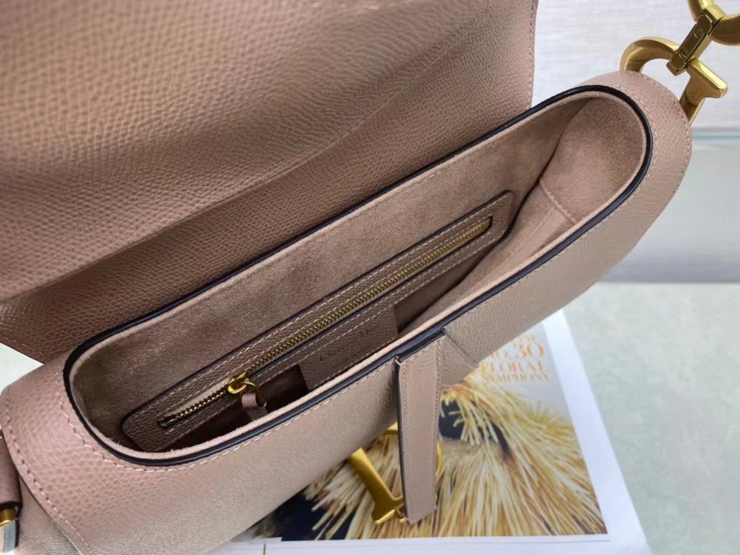 1:1 Replica Christian Dior Saddle Bag With Strap Gold Toned Hardware For Women 25.5cm/10in CD M0455CBAA_M50P - Image 3