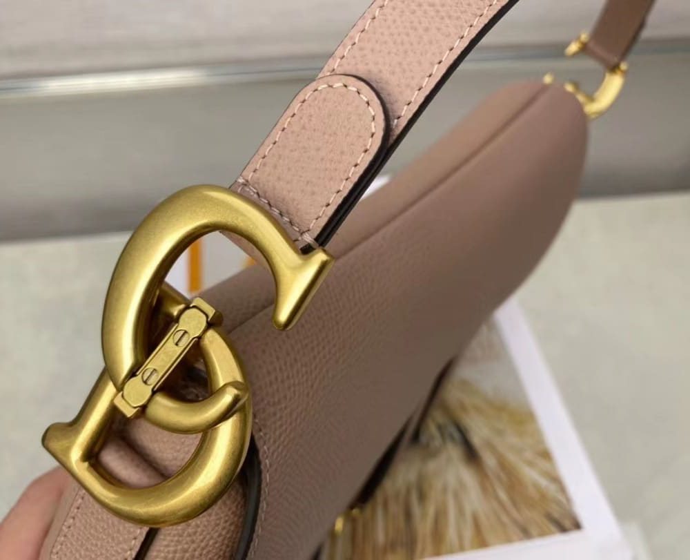 1:1 Replica Christian Dior Saddle Bag With Strap Gold Toned Hardware For Women 25.5cm/10in CD M0455CBAA_M50P