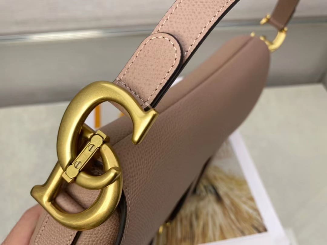 1:1 Replica Christian Dior Saddle Bag With Strap Gold Toned Hardware For Women 25.5cm/10in CD M0455CBAA_M50P - Image 4
