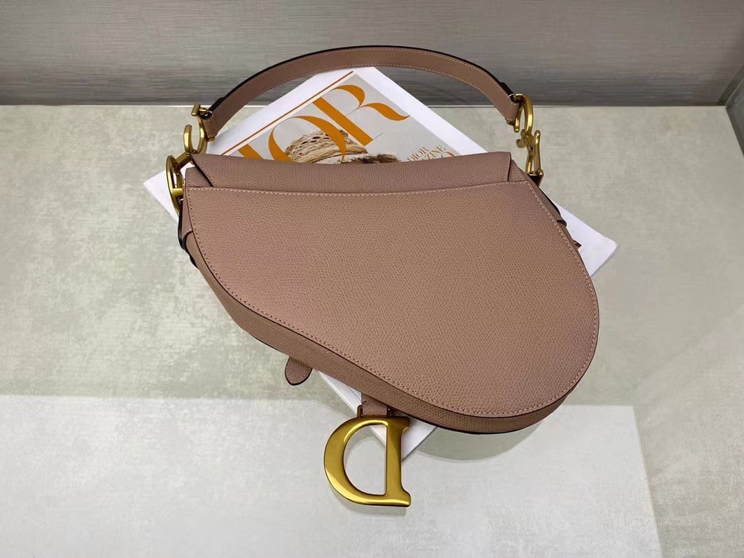 1:1 Replica Christian Dior Saddle Bag With Strap Gold Toned Hardware For Women 25.5cm/10in CD M0455CBAA_M50P - Image 2