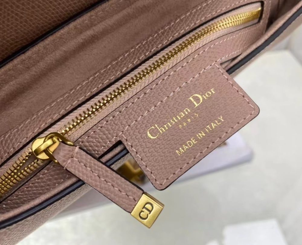 1:1 Replica Christian Dior Saddle Bag With Strap Gold Toned Hardware For Women 25.5cm/10in CD M0455CBAA_M50P