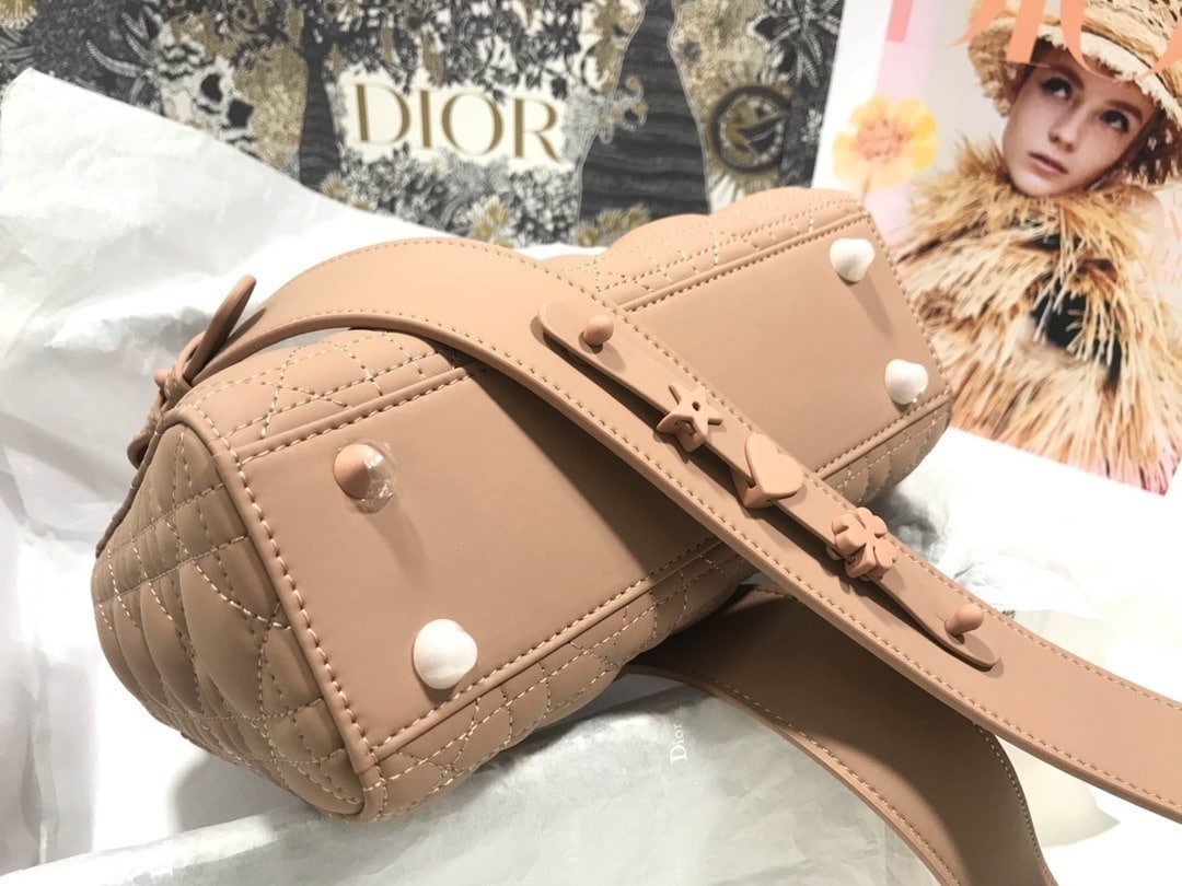1:1 Replica Christian Dior Smal Lady Dior My ABCDIOR Bag Brown For Women 8in/20cm CD - Image 8