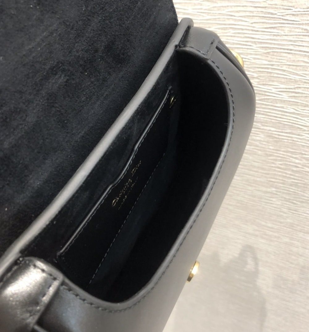 1:1 Replica Christian Dior Small Bobby Bag Black For Women 7in/18cm CD M9317UMOL_M900