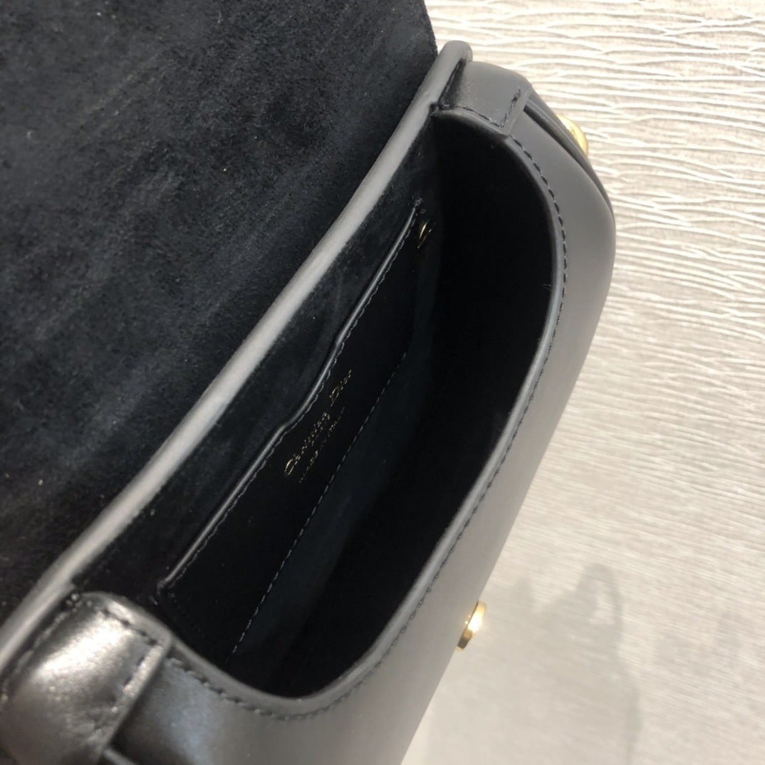 1:1 Replica Christian Dior Small Bobby Bag Black For Women 7in/18cm CD M9317UMOL_M900 - Image 6