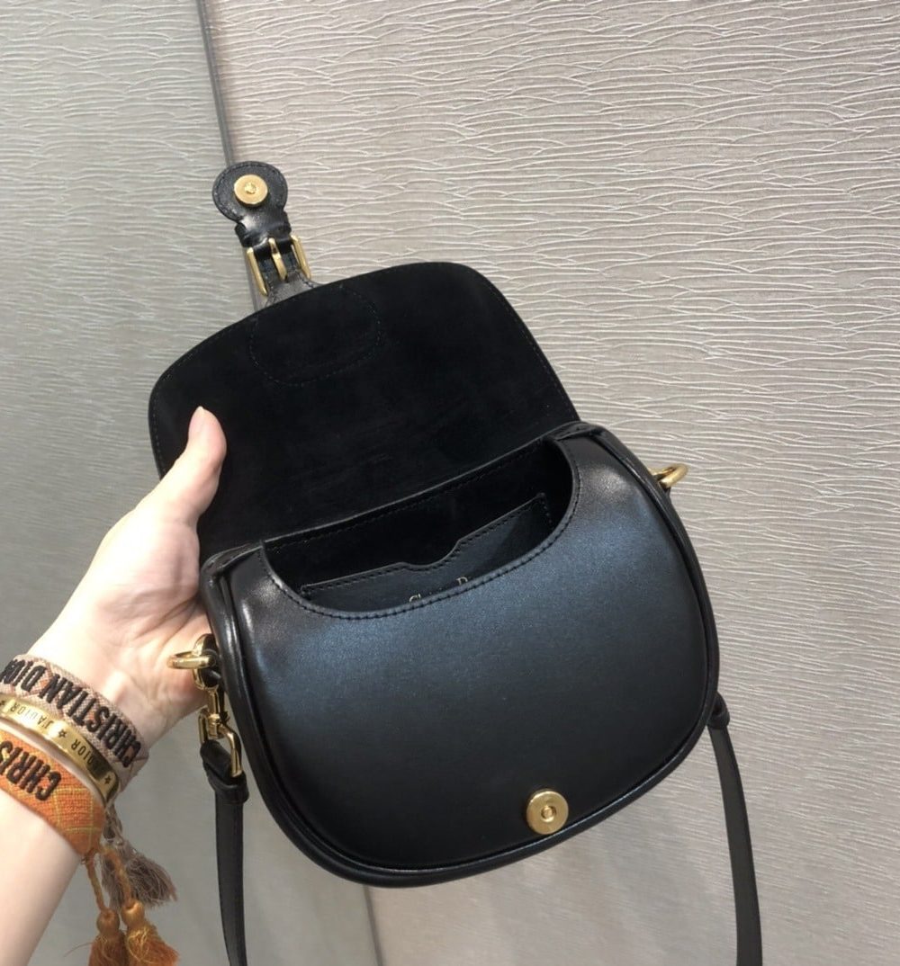 1:1 Replica Christian Dior Small Bobby Bag Black For Women 7in/18cm CD M9317UMOL_M900