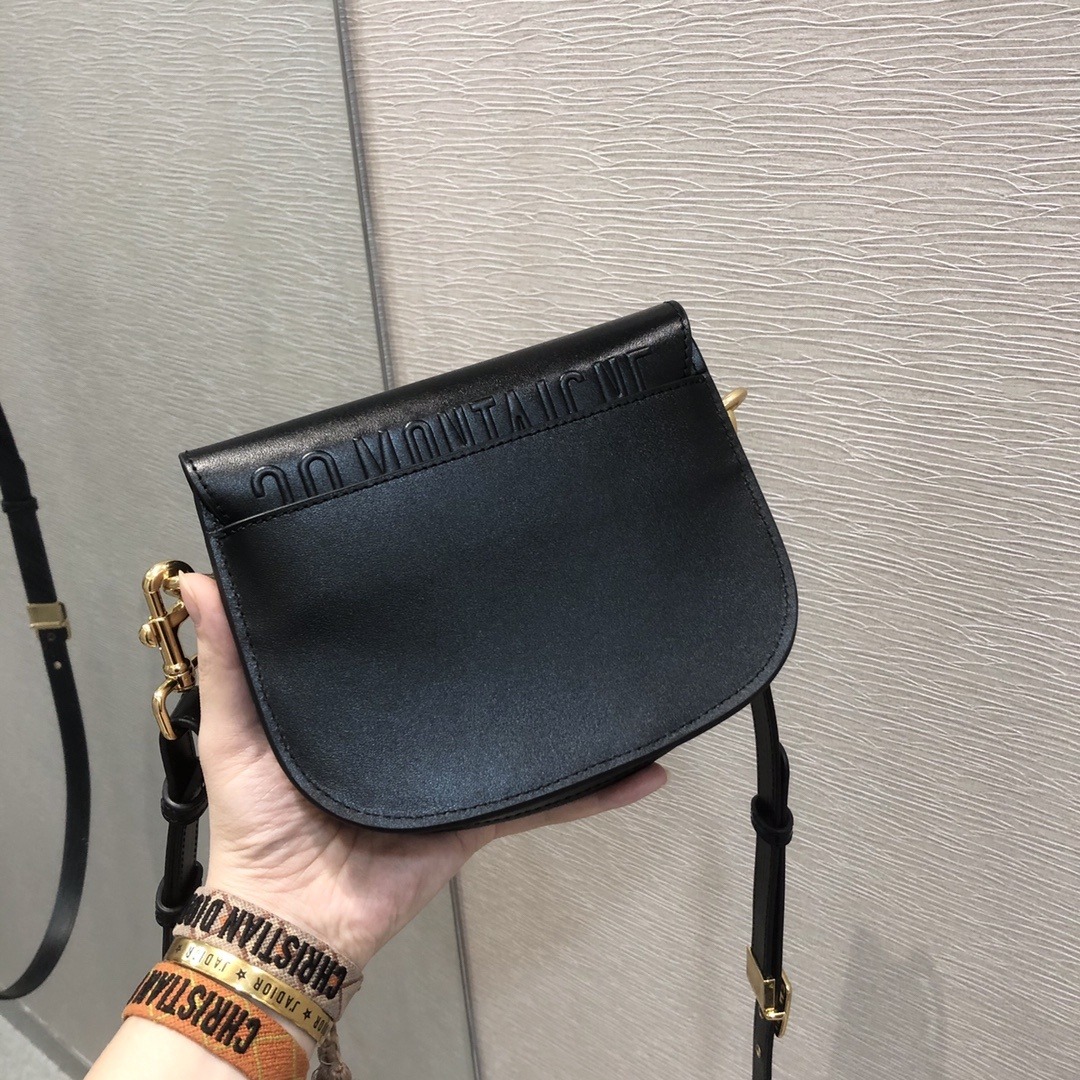 1:1 Replica Christian Dior Small Bobby Bag Black For Women 7in/18cm CD M9317UMOL_M900 - Image 4