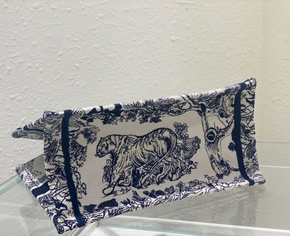 1:1 Replica Christian Dior Small Dior Book Tote Blue, For Women, Women’s Handbags 26.5cm/10.5in CD M1265ZRGO_M928