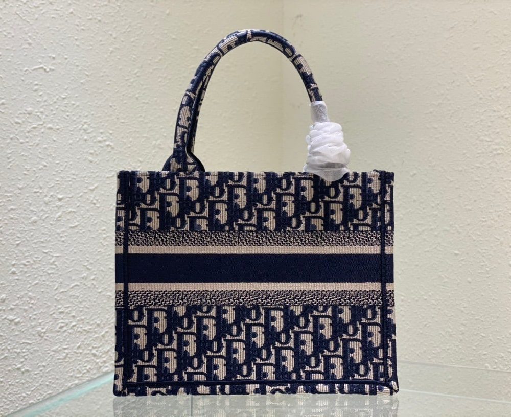 1:1 Replica Christian Dior Small Dior Book Tote Blue, For Women, Women’s Handbags 26.5cm/10.5in CD M1265ZRIW_M928