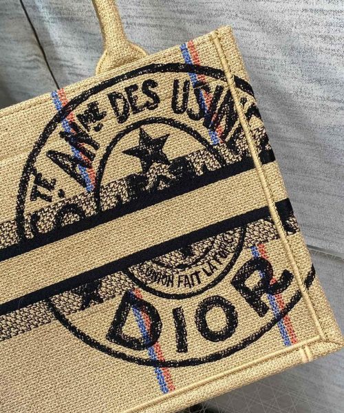 1:1 Replica Christian Dior Small Dior Book Tote Brown, For Women, Women’s Handbags 26.5cm/10.5in CD M1265ZRUW_M918