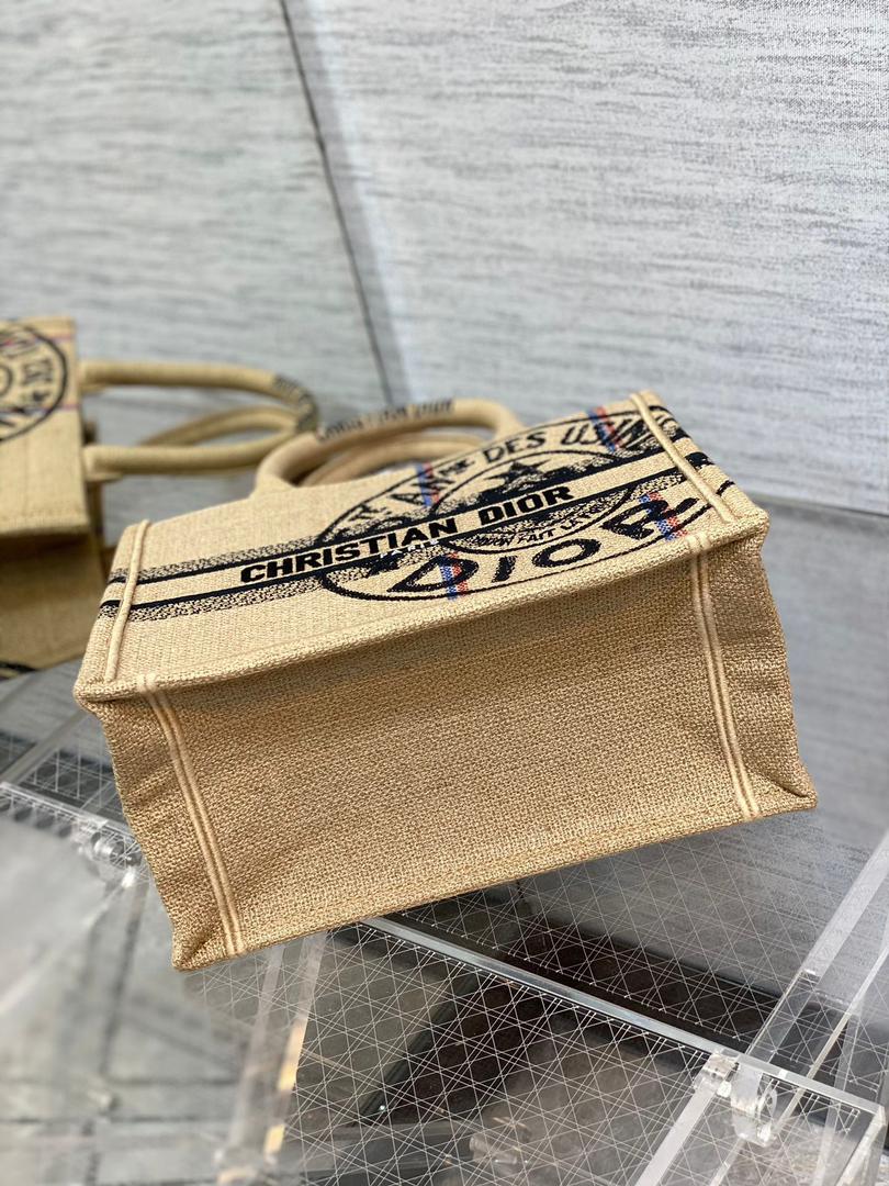 1:1 Replica Christian Dior Small Dior Book Tote Brown, For Women, Women’s Handbags 26.5cm/10.5in CD M1265ZRUW_M918 - Image 4