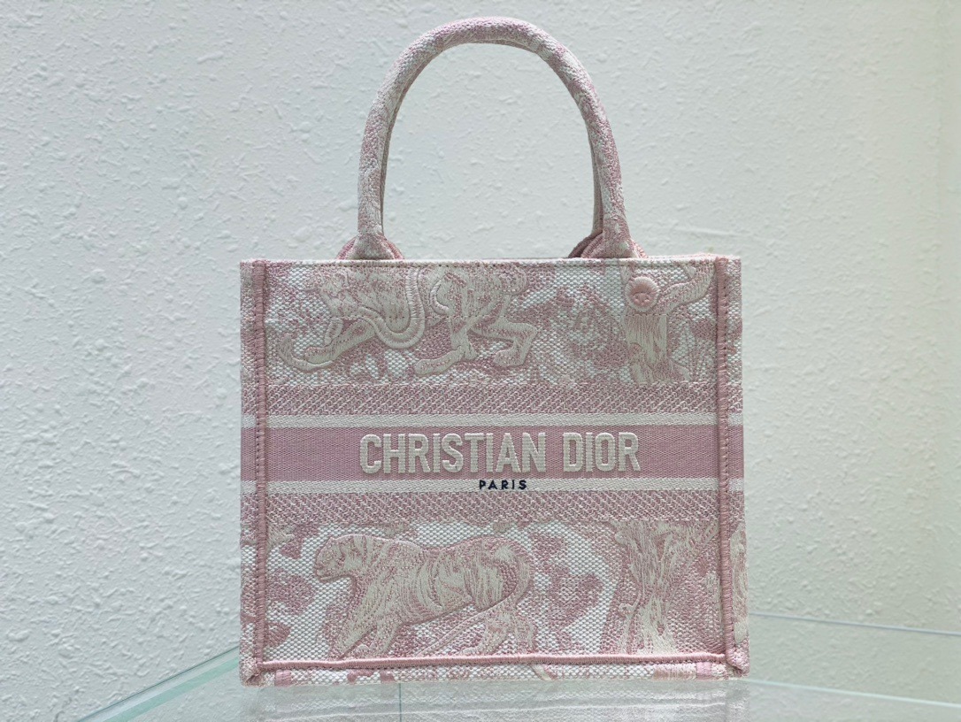1:1 Replica Christian Dior Small Dior Book Tote Pink, For Women, Women’s Handbags 26.5cm/10.5in CD