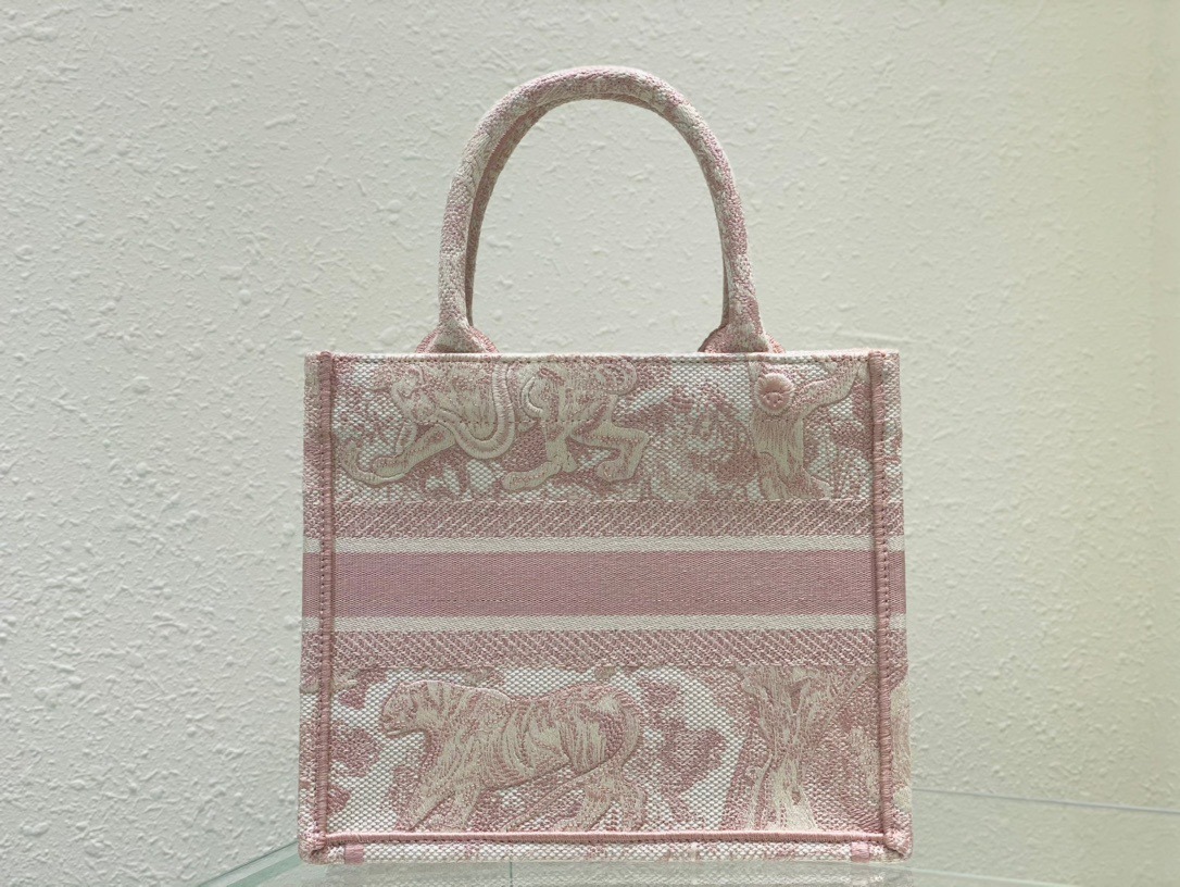 1:1 Replica Christian Dior Small Dior Book Tote Pink, For Women, Women’s Handbags 26.5cm/10.5in CD - Image 5