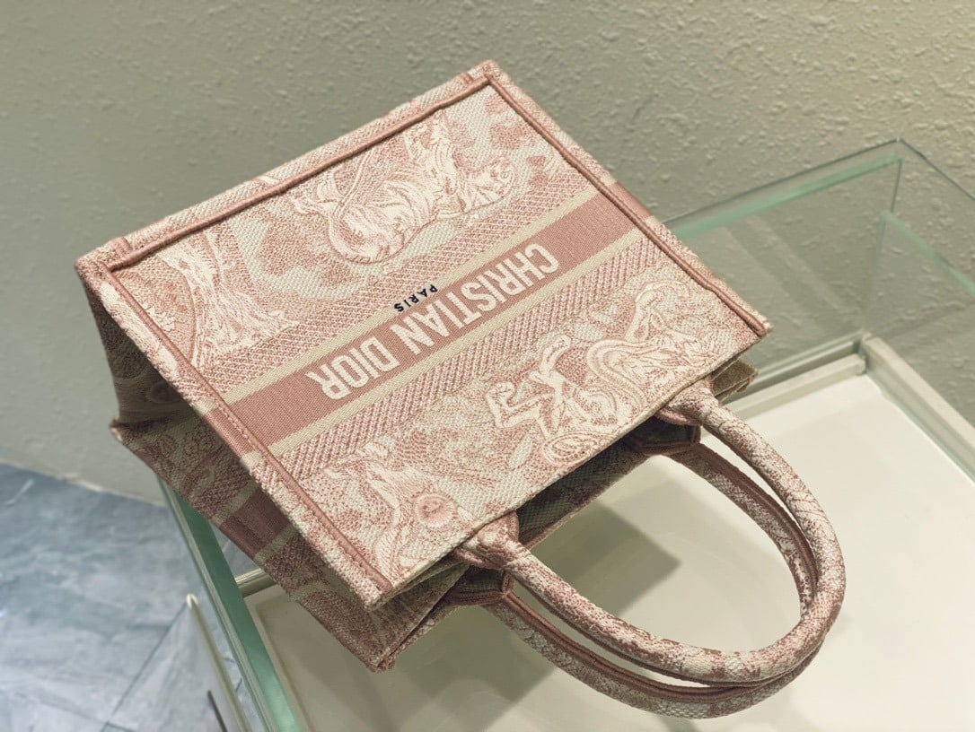 1:1 Replica Christian Dior Small Dior Book Tote Pink, For Women, Women’s Handbags 26.5cm/10.5in CD - Image 2