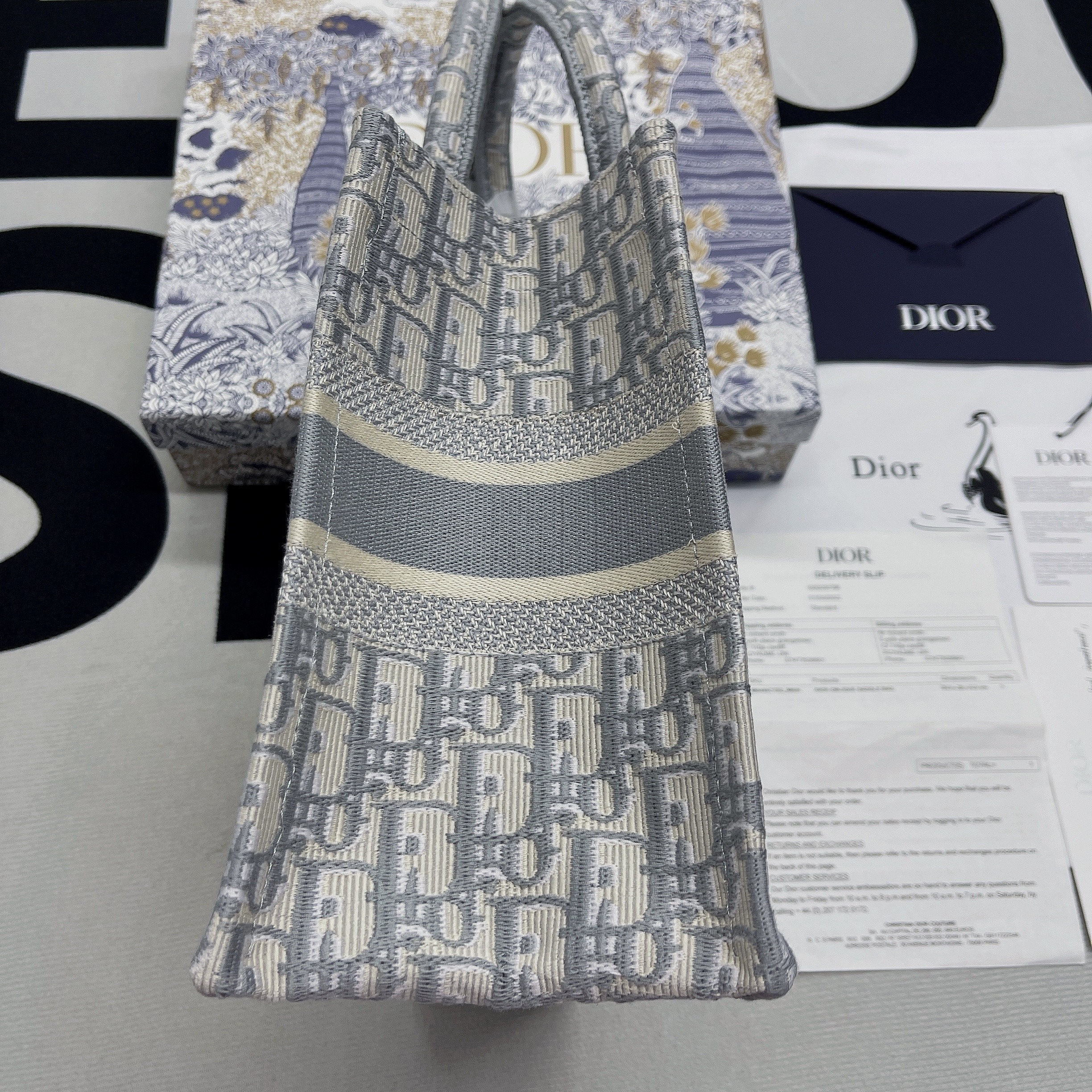 1:1 Replica Christian Dior Small Dior Book Tote Violet, For Women, Women’s Handbags 26.5cm/10.5in CD - Image 4