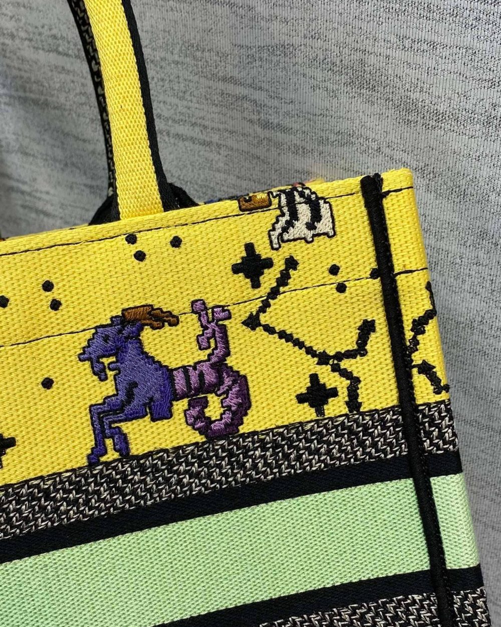 1:1 Replica Christian Dior Small Dior Book Tote Yellow, For Women, Women’s Handbags 26.5cm/10.5in CD M1265ZRTY_M930