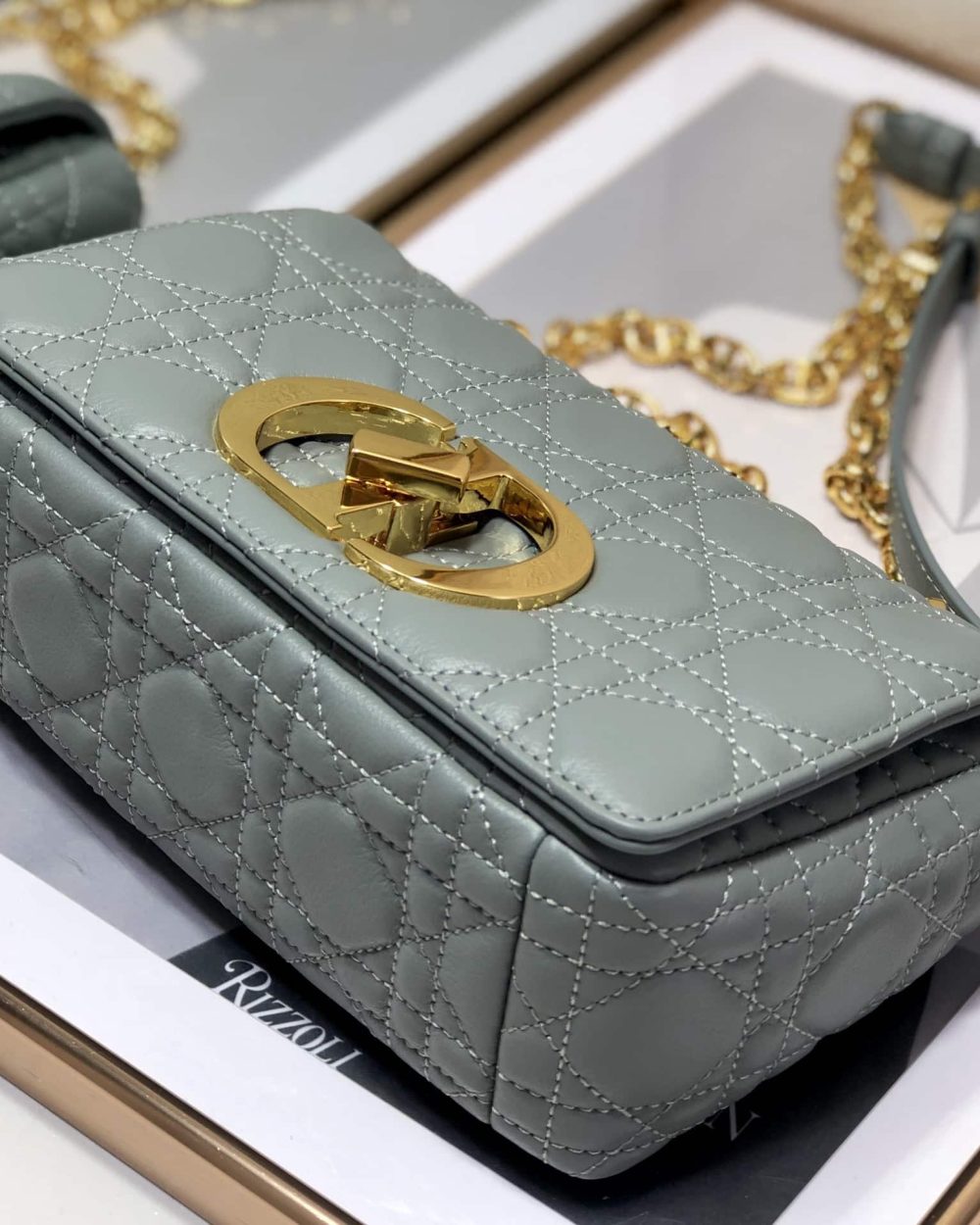 1:1 Replica Christian Dior Small Dior Caro Bag, Grey, For Women Women’s Handbags, Shoulder Bags, Crossbody Bags, 20cm CD M9241UWHC_M41G