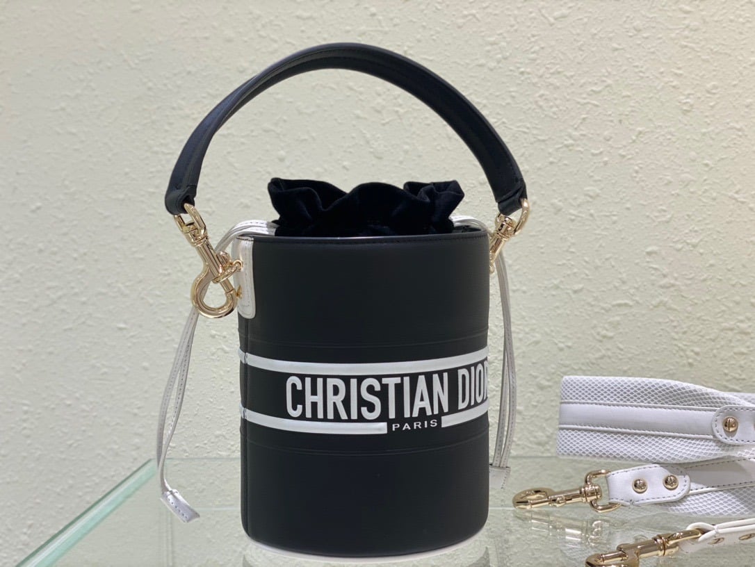 1:1 Replica Christian Dior Small Dior Vibe Bucket Bag Black, For Women, Women’s Handbags 5.5in/14cm CD M8703OOBR_M928 - Image 6