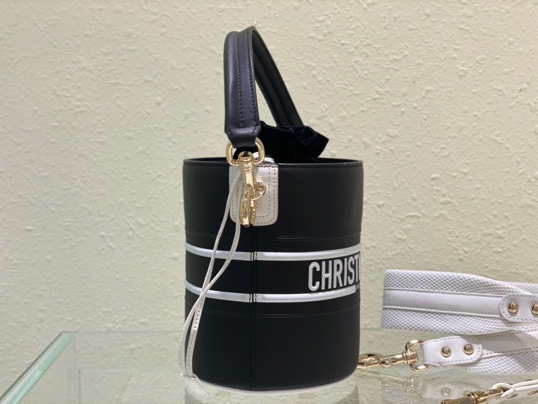1:1 Replica Christian Dior Small Dior Vibe Bucket Bag Black, For Women, Women’s Handbags 5.5in/14cm CD M8703OOBR_M928 - Image 4