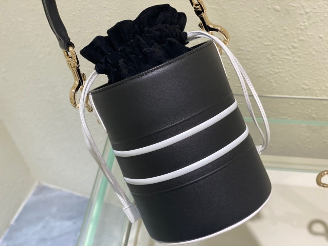 1:1 Replica Christian Dior Small Dior Vibe Bucket Bag Black, For Women, Women’s Handbags 5.5in/14cm CD M8703OOBR_M928 - Image 3