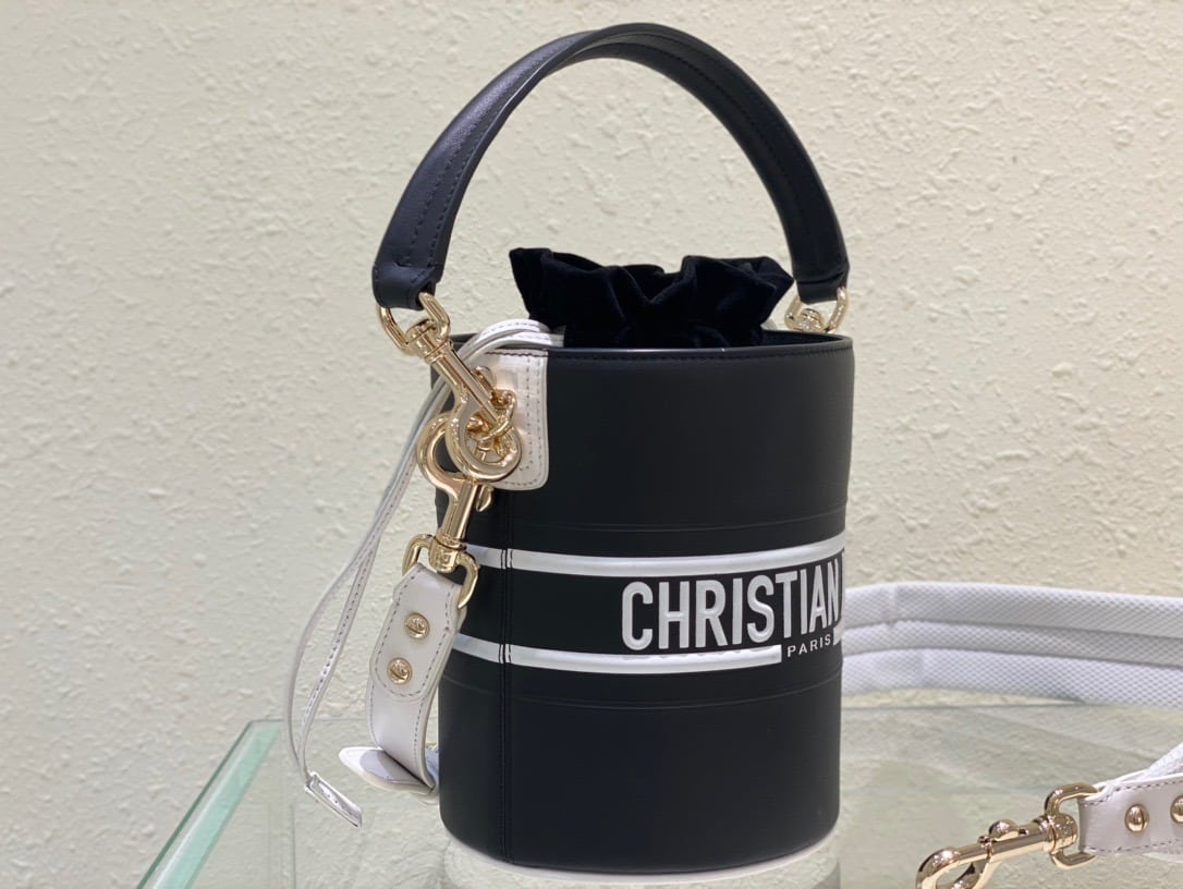 1:1 Replica Christian Dior Small Dior Vibe Bucket Bag Black, For Women, Women’s Handbags 5.5in/14cm CD M8703OOBR_M928 - Image 7