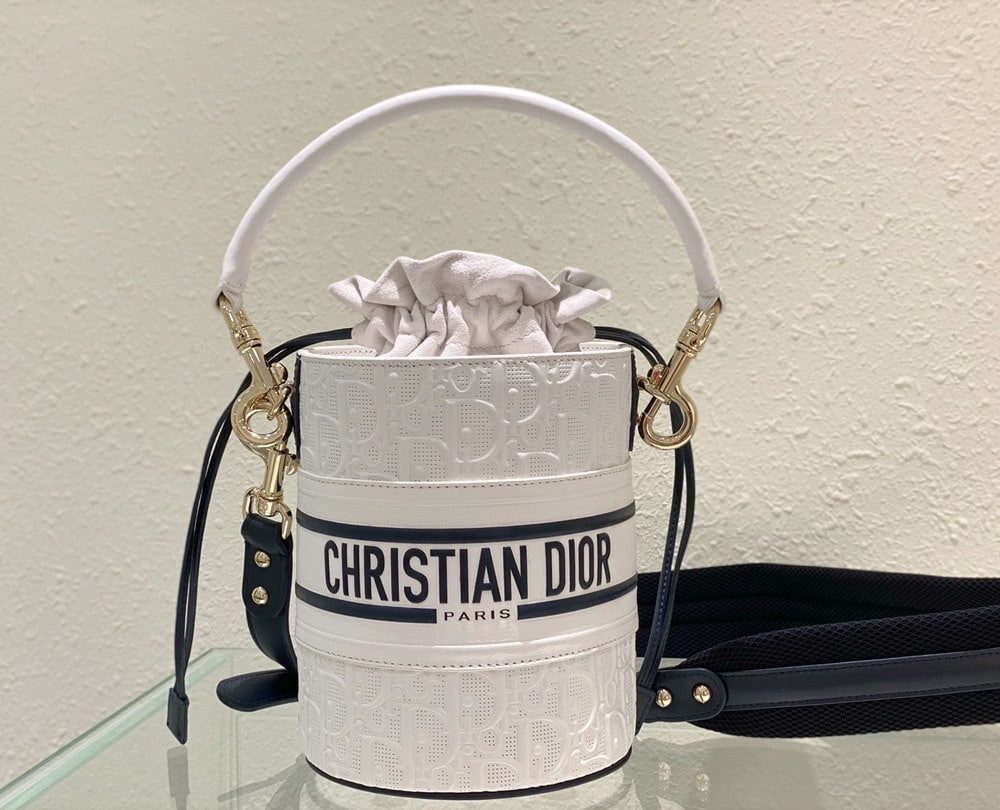 1:1 Replica Christian Dior Small Dior Vibe Bucket Bag White, For Women, Women’s Handbags 5.5in/14cm CD