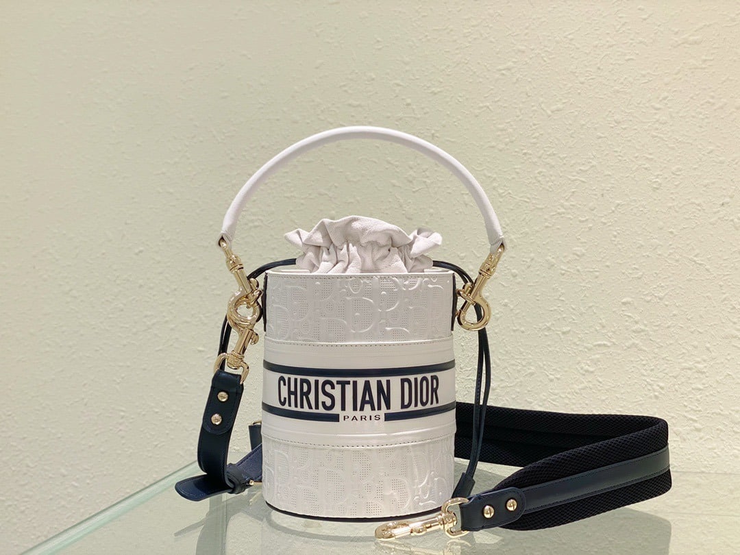 1:1 Replica Christian Dior Small Dior Vibe Bucket Bag White, For Women, Women’s Handbags 5.5in/14cm CD