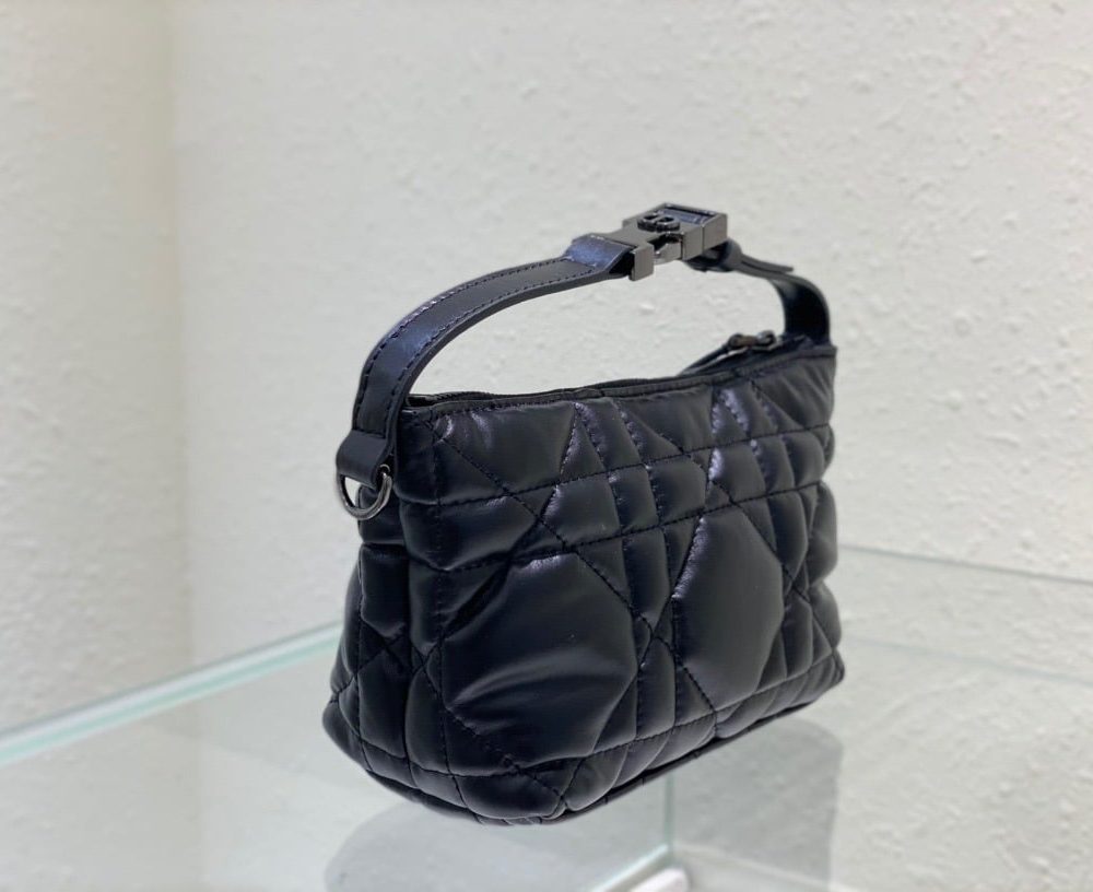 1:1 Replica Christian Dior Small DiorTravel Nomad Pouch Black, For Women, Women’s Handbags 6in/15cm CD S5553BMIG_M900