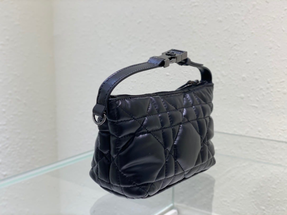 1:1 Replica Christian Dior Small DiorTravel Nomad Pouch Black, For Women, Women’s Handbags 6in/15cm CD S5553BMIG_M900 - Image 2