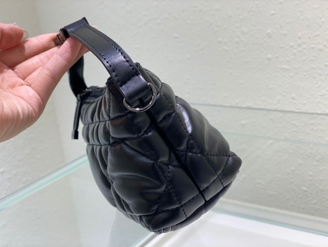 1:1 Replica Christian Dior Small DiorTravel Nomad Pouch Black, For Women, Women’s Handbags 6in/15cm CD S5553BMIG_M900 - Image 4