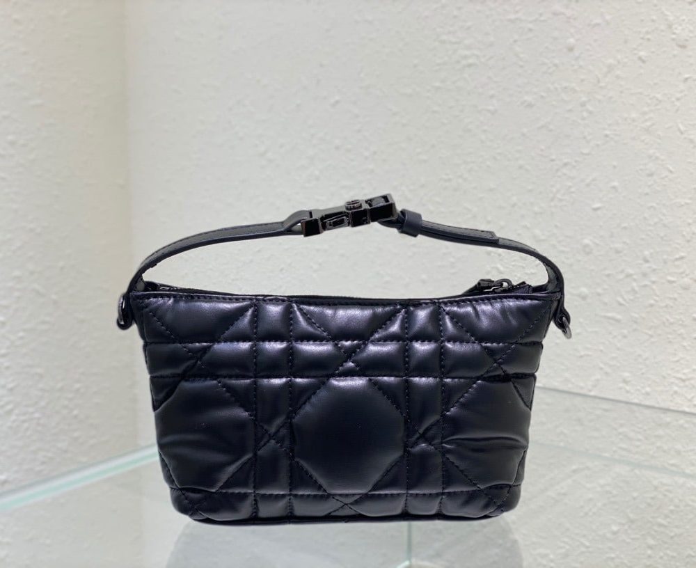 1:1 Replica Christian Dior Small DiorTravel Nomad Pouch Black, For Women, Women’s Handbags 6in/15cm CD S5553BMIG_M900