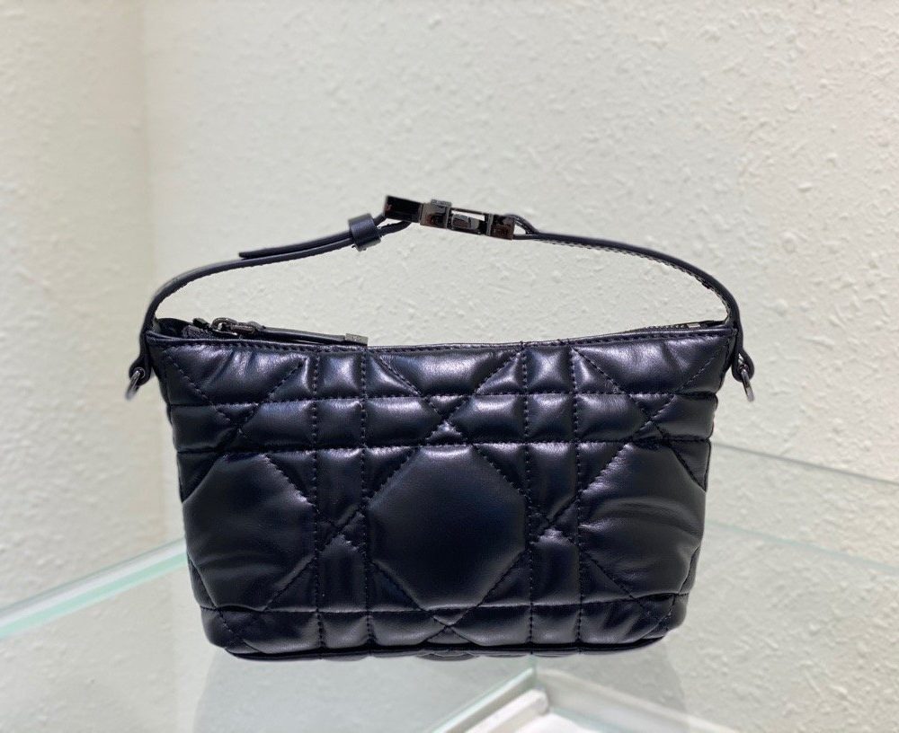 1:1 Replica Christian Dior Small DiorTravel Nomad Pouch Black, For Women, Women’s Handbags 6in/15cm CD S5553BMIG_M900