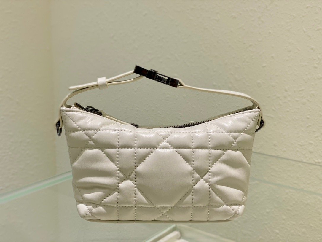 1:1 Replica Christian Dior Small DiorTravel Nomad Pouch White, For Women, Women’s Handbags 6in/15cm CD S5553BMIG_M030 - Image 4