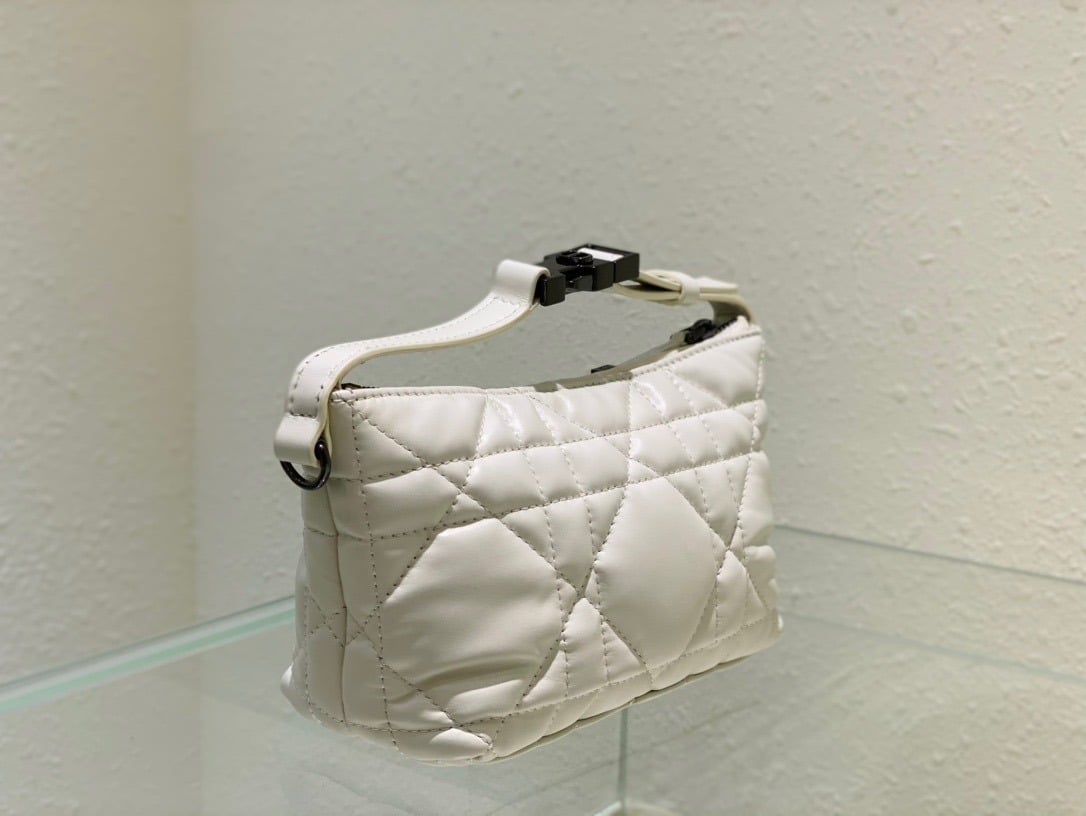 1:1 Replica Christian Dior Small DiorTravel Nomad Pouch White, For Women, Women’s Handbags 6in/15cm CD S5553BMIG_M030 - Image 7