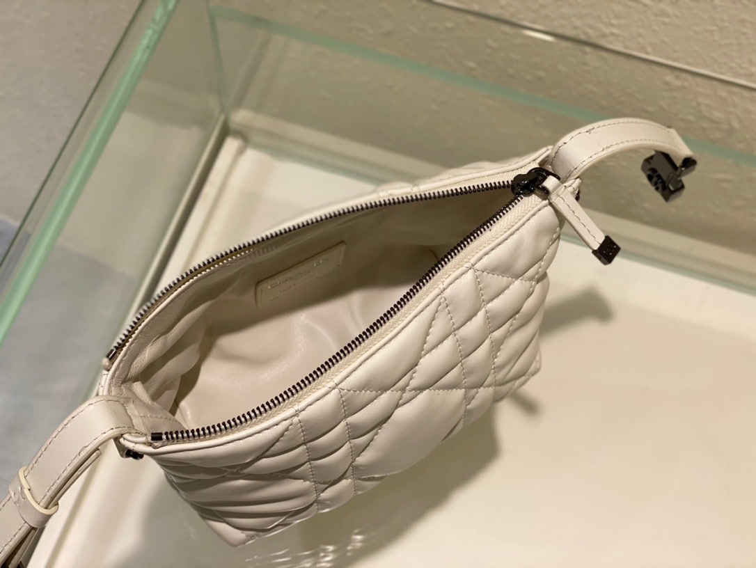 1:1 Replica Christian Dior Small DiorTravel Nomad Pouch White, For Women, Women’s Handbags 6in/15cm CD S5553BMIG_M030 - Image 3