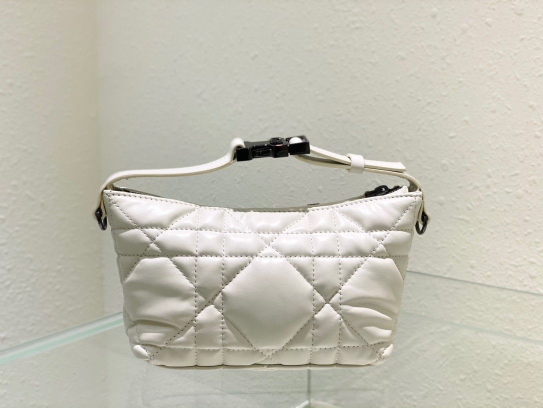 1:1 Replica Christian Dior Small DiorTravel Nomad Pouch White, For Women, Women’s Handbags 6in/15cm CD S5553BMIG_M030