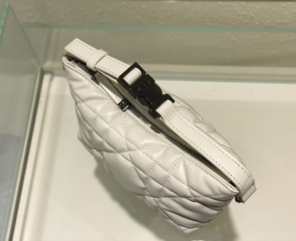 1:1 Replica Christian Dior Small DiorTravel Nomad Pouch White, For Women, Women’s Handbags 6in/15cm CD S5553BMIG_M030