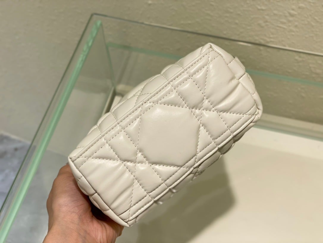 1:1 Replica Christian Dior Small DiorTravel Nomad Pouch White, For Women, Women’s Handbags 6in/15cm CD S5553BMIG_M030 - Image 2