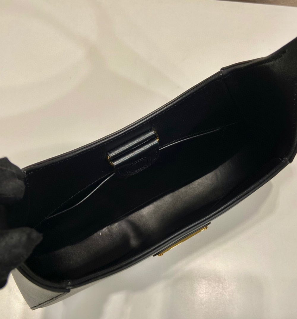 Cleo Brushed Shoulder Bag In Black For Women10.6 in / 27 cm