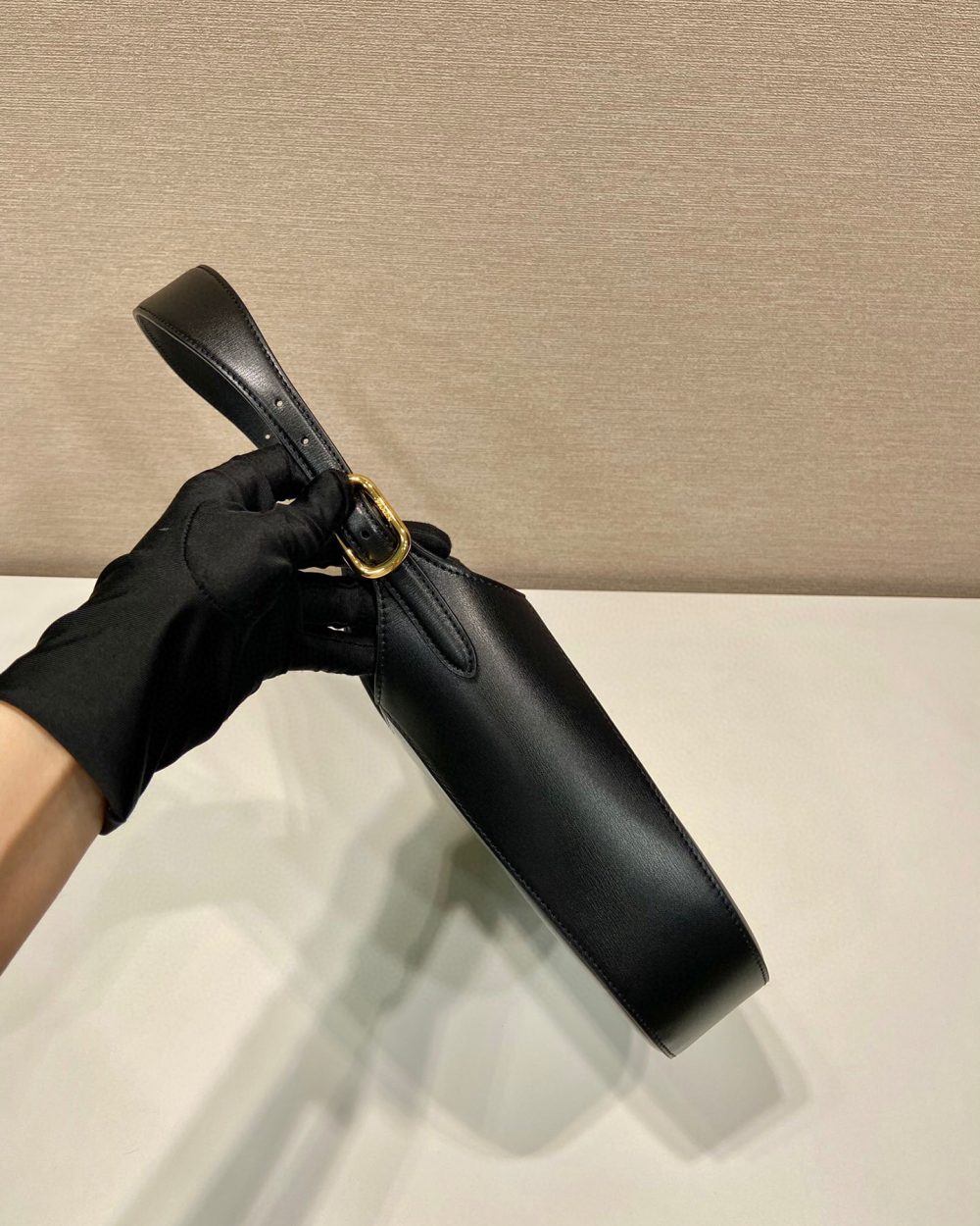 Cleo Brushed Shoulder Bag In Black For Women10.6 in / 27 cm