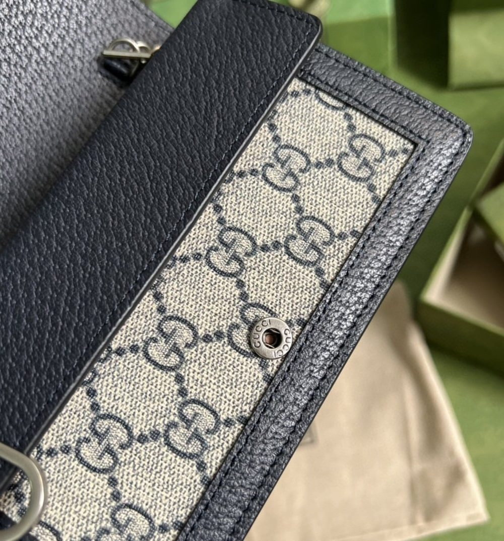 1:1 Replica Dionysus GG Super Mini Bag Beige And Blue GG Supreme Canvas For Women 6.5in/17cm 476432 UN3BN 1274