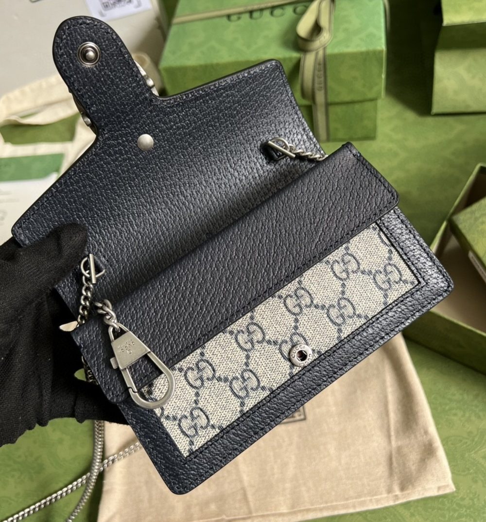1:1 Replica Dionysus GG Super Mini Bag Beige And Blue GG Supreme Canvas For Women 6.5in/17cm 476432 UN3BN 1274