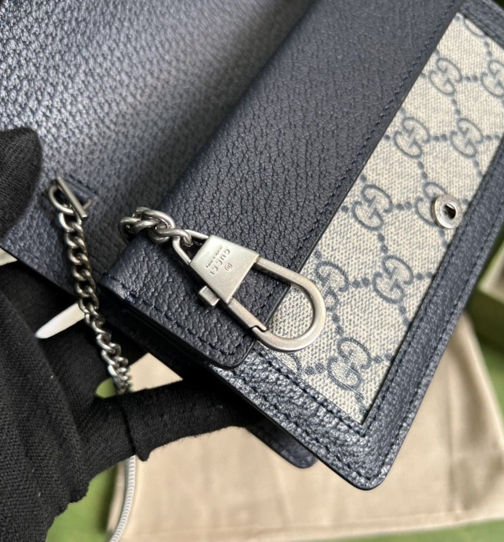 1:1 Replica Dionysus GG Super Mini Bag Beige And Blue GG Supreme Canvas For Women 6.5in/17cm 476432 UN3BN 1274