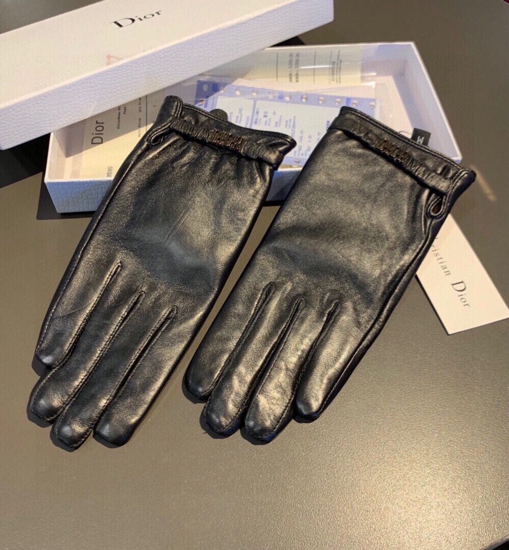 Dior Gloves In Black